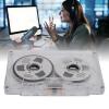 Acouto Metal Reel Blank Cassette Tape, Blank Sound Recording Cassette Tape, 50 Minutes Recording Time ABS Shell Alloy Material Ideal Musicians and Bands Portable Design Transparent Box view 4