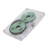 Acouto Metal Reel Blank Cassette Tape, Blank Sound Recording Cassette Tape, 50 Minutes Recording Time ABS Shell Alloy Material Ideal Musicians and Bands Portable Design Transparent Box view 3