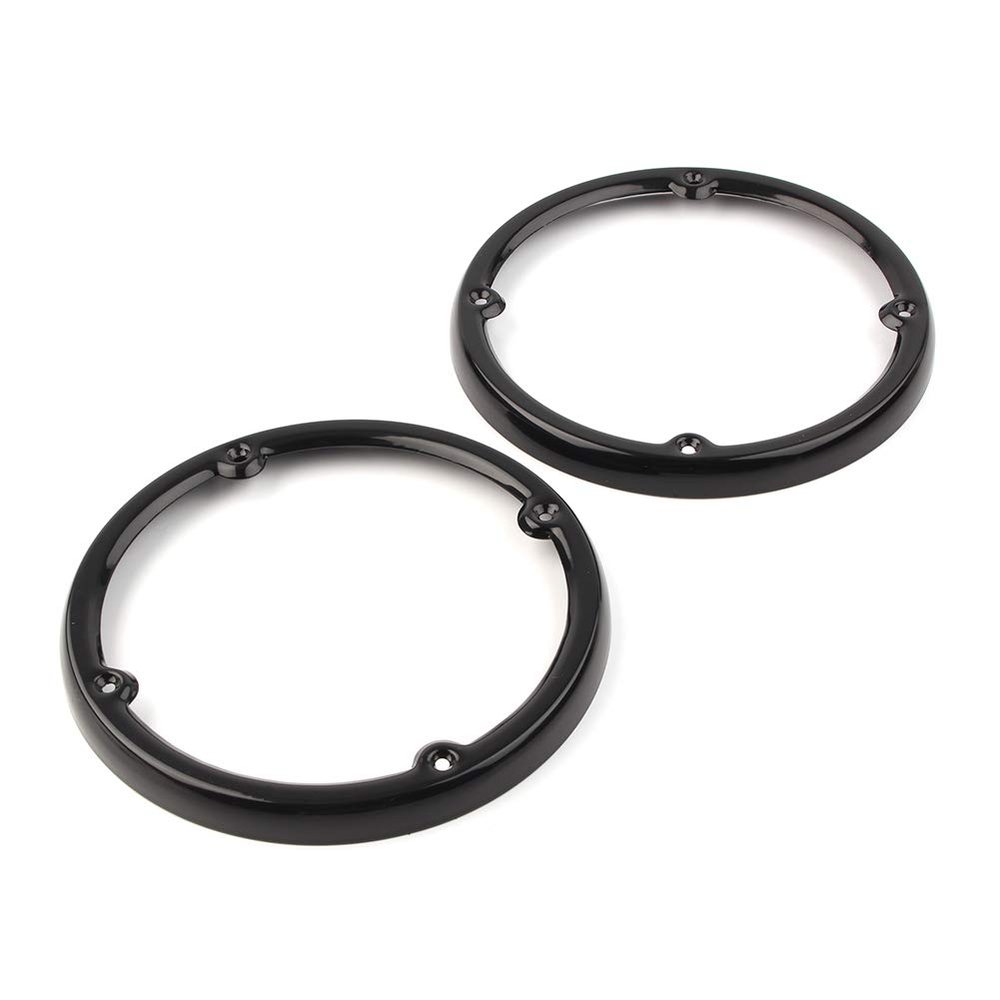 Cnaloo12 Motorbike Black Rear Speaker Cover molding Trim For Harley Electra Glide Ultra Limited Tri Glide 2014 2015 2016 2017 2018 2019