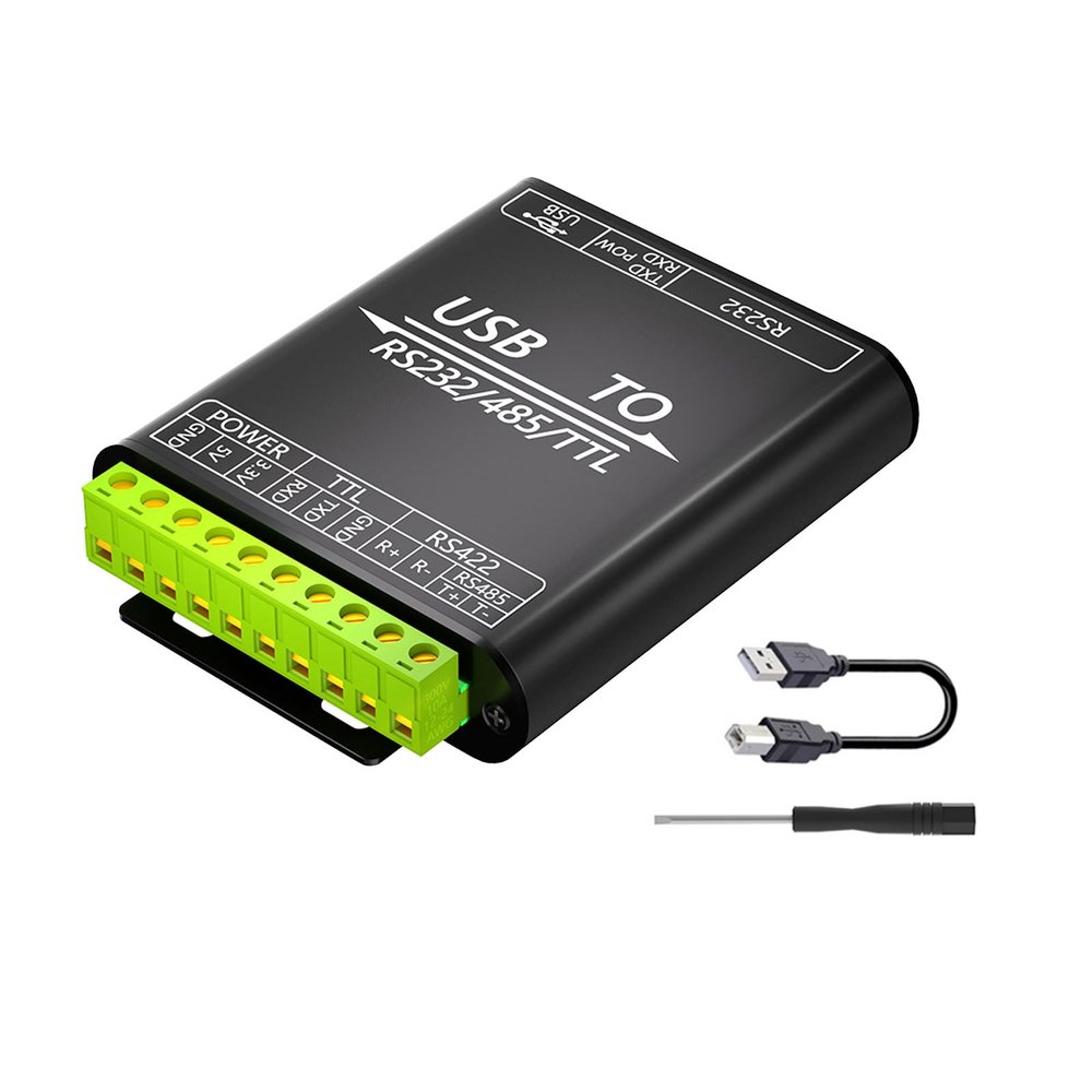 QINGFAN USB to RS232 422 232 Industrial Isolated Converter Embedded Protective Circuits Enclosure for Industrial Control