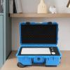 22 x 14'' x 9.3'' Waterproof Protective Hard Case with Wheels, Rolling Hard Shell Camera Case with Forms, Shockproof Hard Travel Case for Laptop, Tablet Camera Equipment, Lenses Electronics (Blue) view 2