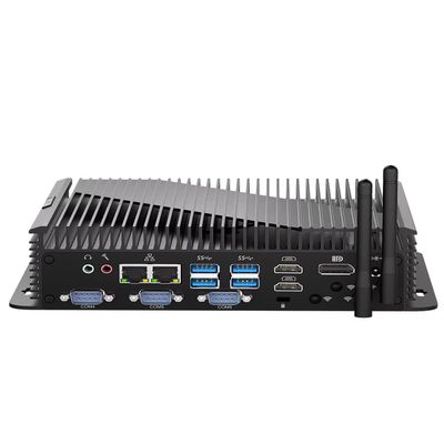 WINSMALL 12Th Gen Industrial PC Core i5 1235U(10C/12T), Mini Pc 2.5G LAN, RS232/RS485/RS422 COM, 2X HD, DP, Embedded Industrial pc Server, 4G SIM Slot, WIFI6, VESA, 32GB DDR5 1TB SSD