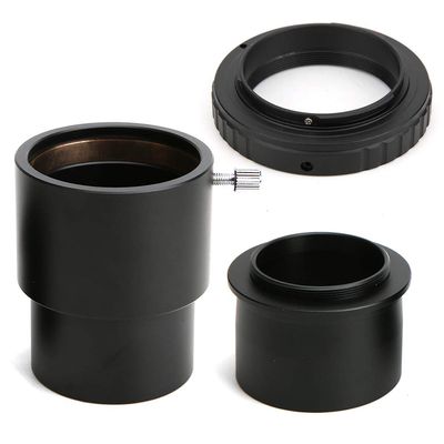 Astronomical Telescope 2in Eyepiece Connection Tube 2in to T Adapter M42x0.75 Thread Video Camera Adapter for Full Metal Structure Anodized Aluminum Process Brass Compression (OM)