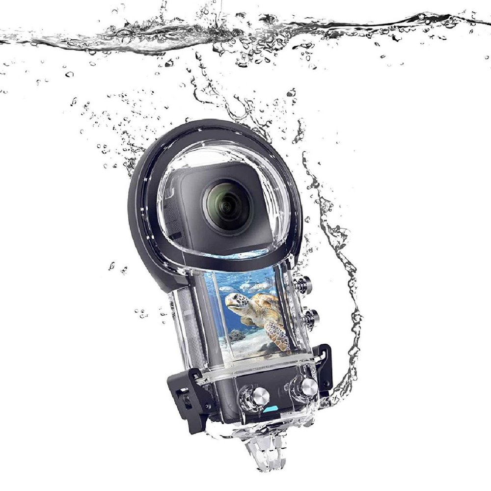 goodstumbler Camera Dive Case Compatible with Insta360 ONE X3, 164Ft, IPX8 Dive Case Protective Housing with Bracket, Underwater Dive Protective Shell, Camera Accessories
