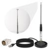 YOTENKO 27MHz CB Antenna Magnetic 9-Inch to 51-inch, BNC Male Telescopic Antennas for CB Handheld/Portable Radio, Compatible with Cobra Midland Uniden President Radio view 1