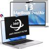 360 Magnetic Privacy Screen Protector for MacBook Air 13 (2018-2021, M1) & MacBook Pro 13 (2016-2022, M1/M2), Removable Anti-Glare 4-Way Privacy Film 13.3 Inch Privacy Filter Privacy Screen view 1