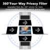 360 Magnetic Privacy Screen Protector for MacBook Air 13 (2018-2021, M1) & MacBook Pro 13 (2016-2022, M1/M2), Removable Anti-Glare 4-Way Privacy Film 13.3 Inch Privacy Filter Privacy Screen view 3