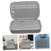 Angoily Earphone Storage Pouch Cable Organizer Accessories Storage Bag Zipper Pouch Gray view 3