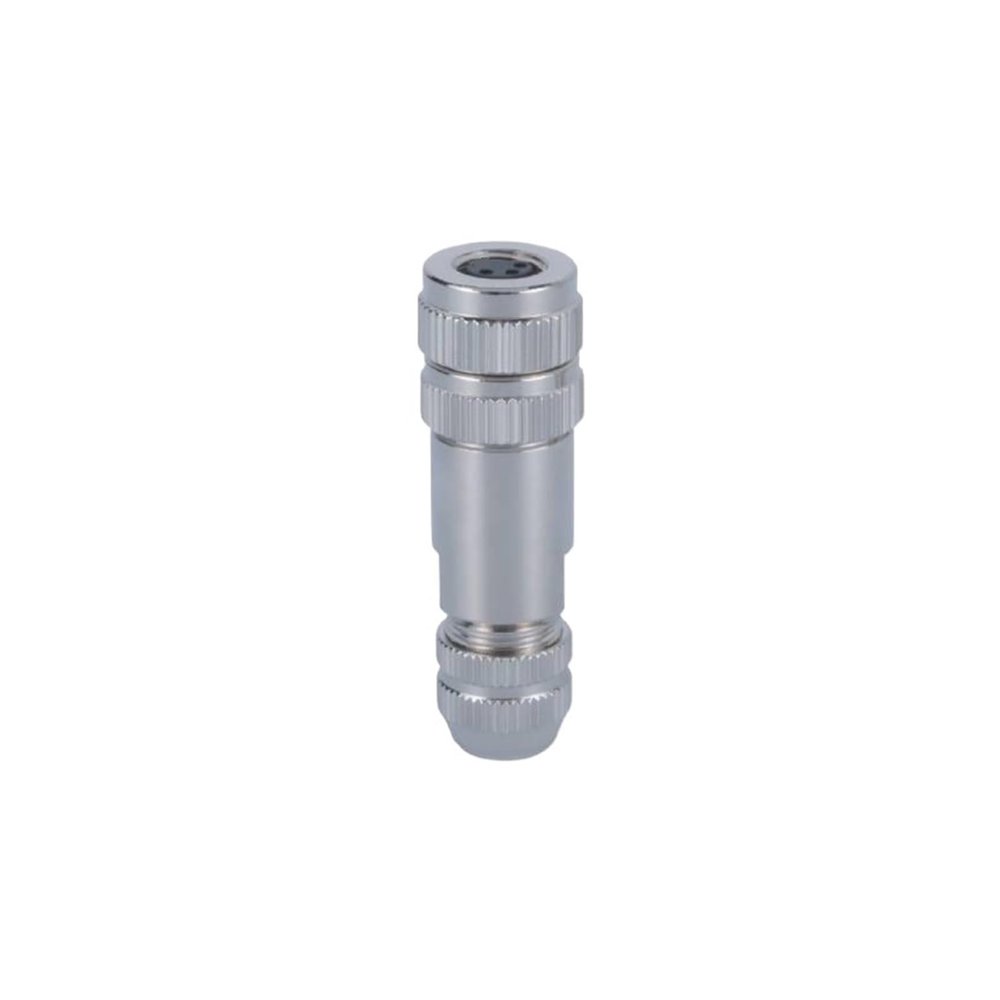 DCZPWKMLX M8 Waterproof Connector 3Pin A-Code Assembled Shielded Female Aviation Metal Shell
