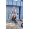 Heavy Duty Portable Emergency Rescue Tripod Kit with Safety Self-Locking Device - Aluminum Confined Space Rescue Tripod for Well Sewer (1800lbs/816kg Winch) view 1