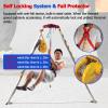 Aluminum Safety Tripod Rescue Kit with Adjustable Support Legs & Anti-Fall Device - Confined Space Emergency Rescue Tripod (1200lbs/544.3kg Winch) view 4
