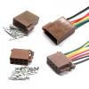 HUABAO 2/5/10/20 Sets 8/16 Pin Car Multimedia CD Player Plug Auto Sound Harness Connector 338696-1 929092-1 for car(Red,5 Sets) view 3