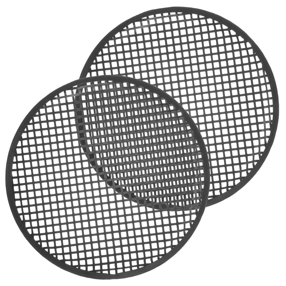 Abaodam 2pcs Car Loudspeaker Mesh Cover Speaker Protective Net for Audio Modification Simple Subwoofer Grills for Car Speakers and Easy to Install