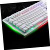 1Set Luminous Wired Gaming Keyboard and Set Stylish Mechanical Gaming Kit for Home Office and Use High End Wear Resistant Design view 4