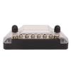 2 Pcs 6 Post Power Distribution Block 12 48V 150A, with M6 Terminal Post and M4 Wiring Screw, Circuit fuze Block Holder for Automotive Car Audio Solar Marine Use, Brass Material view 3