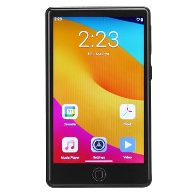 128GB MP4 MP3 Player with Bluetooth 5.0, 4 Inch HD Screen for Android, Portable Streaming MP4 Music Player, 2500mAh HiFi Sound MP3 Player with Speaker