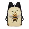 JKLQWH Travel Backpack Sturdy Laptop Backpacks Carry On Backpack Honey Bee Casual Daypack Business Work Bag Water Resistant Computer Bag Weekender Bags for Men Women Gift Bags view 1
