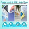 GREENCYCLE M-121 Label Tape 8PK Compatible for Brother Ptouch M Tape M-121s 9mm 0.35 Clear M-K121 M-121s M121 for Brother Ptouch PT-M95 PT-70BM PT-90 PT-85 PT65 Label Maker Refills view 4