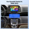 4GB+64GB, 8 Core Qualcomm Car Stereo Radio for Hyundai Santa Fe 2006-2012 Android 13 Wireless CarPlay Android Auto 9 Inch IPS Touchscreen GPS Navigation Bluetooth 5.1 DSP WiFi AHD Backup Camera SWC view 2