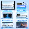 4GB+64GB, 8 Core Qualcomm Car Stereo Radio for Hyundai Santa Fe 2006-2012 Android 13 Wireless CarPlay Android Auto 9 Inch IPS Touchscreen GPS Navigation Bluetooth 5.1 DSP WiFi AHD Backup Camera SWC view 3
