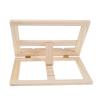 Veemoon Wooden Bookshelf Bracket Reading Bracket for Books Tablets Music Stand Home Office Dorm Library Myopia Prevention Smooth Surface Safe Page Holders view 1