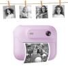 Instant Print Digital Camera with MP3 & Game, 48MP 1080P HD Instant Print Camera with 6X Zoom & 20 Creative Frames, for Photography Enthusiasts (Pink) (Blue) (Green) (Purple) view 1