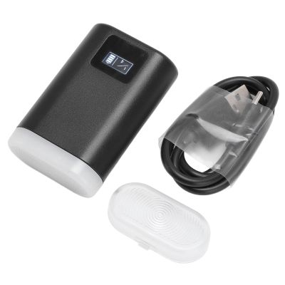 Dpofirs Rechargeable Digital Camera Flash, Universal Brightness Adjustable 5600K Flash, Hot Shoe Mount (Black)