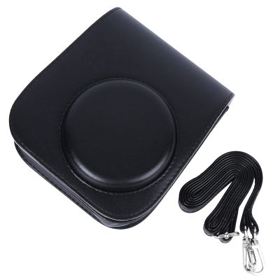 Mtlavishness Mini 11 PU Leather Case Bag with Adjustable Shoulder Strap Ideal for Photography Enthusiasts Multiple Colors Available Approx 12 5x7 2x1 4 cm 172g (Black)