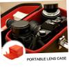 DOITOOL Polyester Lens Pouch Protective Camera Lens Case Hook and Resistant Compact for Dslr Camera view 4