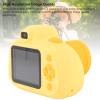 48MP Autofocus Camera for Recording Life, Digital Camera, Built in 32G Memory Card (Black) (Yellow) view 3