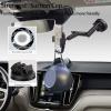 Oreilet Truck Phone Holder Mount, 360 Rotation Cell Phone Holder Mount Suction Cup, 16.9 Inch Long Arm, for Semi Truck Dashboard Air Vent Windshield view 2