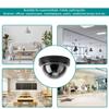 Dummy Fake Dome Camera, 4pcs Dome Simulation Camera With Flashing Led Light, Easy Installation, 360 Degree Rotation, Effective Security Monitor for Supermarkets, Offices, (Black) view 3