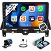 4GB+64GB Android 13 Car Stereo for Honda Accord 8th 2008-2013 with Wireless Carplay Android Auto, 10.1 Inch HD Touch Screen Bluetooth Car Radio with Mirror Link Rear Camera WiFi6 GPS DSP FM RDS SWC view 1