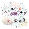 100Pcs Cute Spider Stickers,Waterproof Cartoon Animal Sticker for Spider Party Gift Adult Teen Water Bottle Laptop Phone Cases Scrapbooking view 1