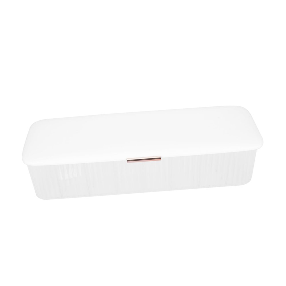 POPETPOP Sturdy Cable Storage Box Multi-Grid Cord Organizer Easy Cable Management Power Cord Holder