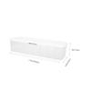 POPETPOP Sturdy Cable Storage Box Multi-Grid Cord Organizer Easy Cable Management Power Cord Holder view 2