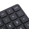 Wireless Number Pad, 35 Keys Bluetooth Numeric Keyboard with 2.4G Wireless Receiver for PC for OS X for Smartphone (Gray) (Black) view 2