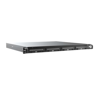TERRAMASTER U4-500 NAS Storage - 4Bay Core i3 1215U Ultra-Short 1U Rackmount NAS, 8GB DDR5 RAM, Dual 10GbE Ports, Network Attached Storage Peak Performance for Business (Diskless)