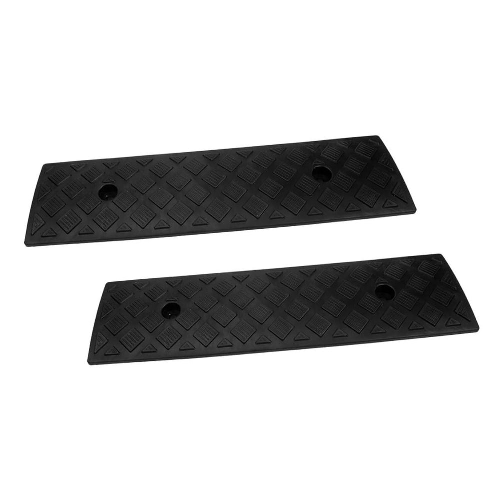 Cabilock 2pcs Driveway Hose Protector Cable Ramp Car Ramp ATV Vehicle for Wheelchairs Wear-Resistant