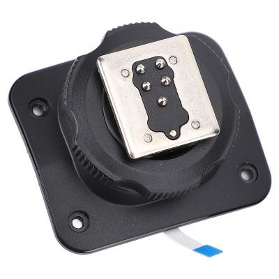 Hot Shoe Mount Foot Compatible with for V860II C Flash, Flash Hot Shoe Replacement for V860II C, Professional Flash Accessories Repair Parts ABS Metal Structure