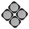 HAPINARY 4pcs Speaker Grill Cover Mesh for Car Audio Decorative Square Subwoofer Guard Replacement for Car Home Speakers view 1