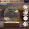 CHEERZEER CUSTOMIZE Difference Maker Gift Personalized Night Light with Name Appreciation Gift for Women, Volunteers, Nurses, Social Workers, Office Staff, or Administrative Professionals view 2
