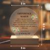 CHEERZEER CUSTOMIZE Difference Maker Gift Personalized Night Light with Name Appreciation Gift for Women, Volunteers, Nurses, Social Workers, Office Staff, or Administrative Professionals view 4