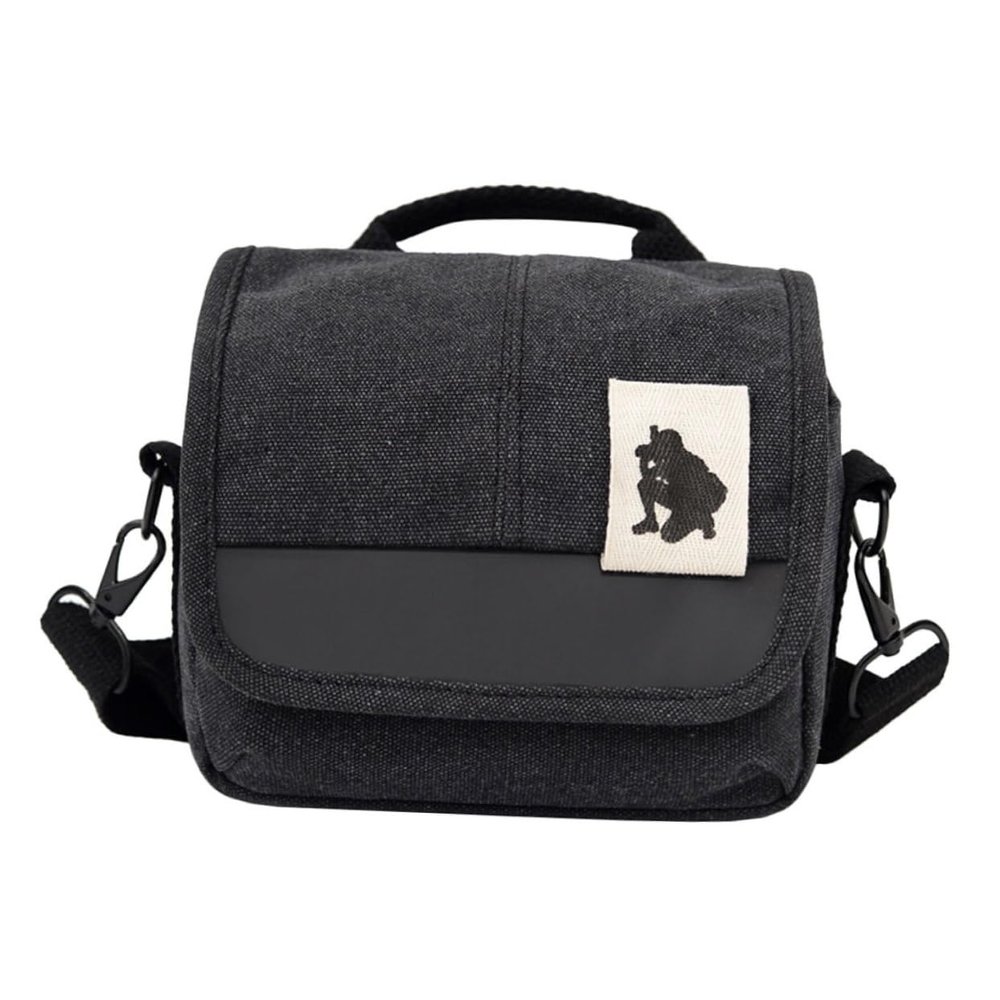 MERRYHAPY Camera Bag for Dslr Mirrorless Cameras Canvas Pouch with Shoulder Strap Lightweight Portable Storage for Photography Gear