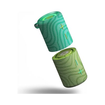 Stromberg - Mega Twin 2 in 1 Design - Portable Bluetooth Speaker, 20W Power, 11-Hour Playtime, AUX Compatible, RGB Lights, Green