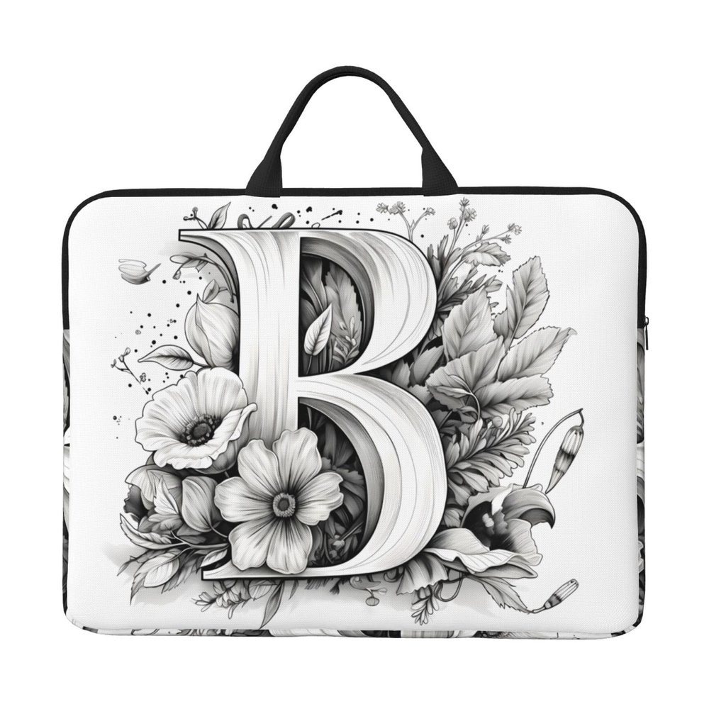 Artistic Letter B Laptop case - (16.5 * 12.2 inches), Suitable for Daily Travel, Tourism, Business Trips, Commuting, etc.