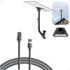 Adjustable Mounting Kit with Aluminum Pipe Adapter Pole Mount for Starlink Standard/Gen 3, Ethernet Cable for Starlink Standard/Gen 3 and Mini 5M/16.5FT view 1