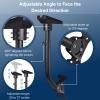 Adjustable Mounting Kit with Aluminum Pipe Adapter Pole Mount for Starlink Standard/Gen 3, Ethernet Cable for Starlink Standard/Gen 3 and Mini 5M/16.5FT view 2