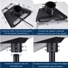 Adjustable Mounting Kit with Aluminum Pipe Adapter Pole Mount for Starlink Standard/Gen 3, Ethernet Cable for Starlink Standard/Gen 3 and Mini 5M/16.5FT view 4