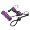 Aramox Anti Lost Diving Camera Spring Rope Stainless Steel Convenient for Diving (Purple) view 2